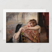 Albert Edelfelt - The Parisienne / Virginie Einladung (Vorne/Hinten)