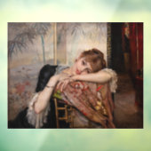 Albert Edelfelt - The Parisienne / Virginie Fensteraufkleber (Blatt 3)