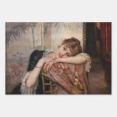 Albert Edelfelt - The Parisienne / Virginie Geschenkpapier Set (Vorderseite 3)