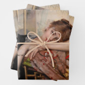 Albert Edelfelt - The Parisienne / Virginie Geschenkpapier Set (Beispiel)