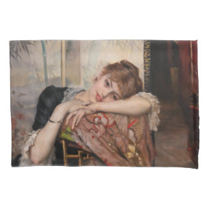 Albert Edelfelt - The Parisienne / Virginie Kissenbezug
