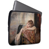 Albert Edelfelt - The Parisienne / Virginie Laptopschutzhülle (Vorne Rechts)