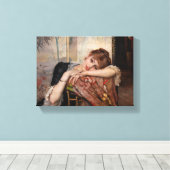 Albert Edelfelt - The Parisienne / Virginie Leinwanddruck (Insitu (Holzboden))