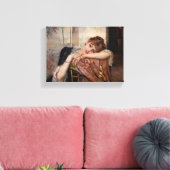 Albert Edelfelt - The Parisienne / Virginie Leinwanddruck (Insitu (Wohnzimmer))