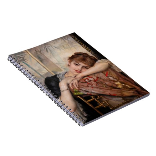 Albert Edelfelt - The Parisienne / Virginie Notizblock (Rechte Seite)