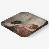 Albert Edelfelt - The Parisienne / Virginie Pappteller (Gewinkelt)