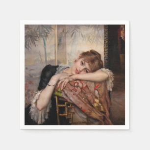 Albert Edelfelt - The Parisienne / Virginie Serviette