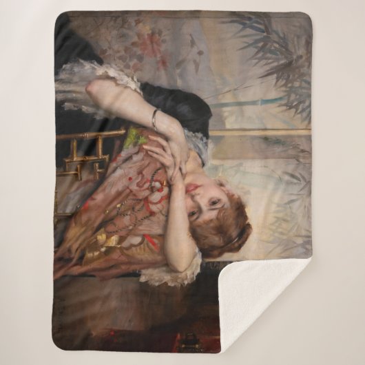 Albert Edelfelt - The Parisienne / Virginie Sherpadecke (Vorderseite)