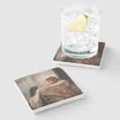 Albert Edelfelt - The Parisienne / Virginie Steinuntersetzer (Seitenansicht)