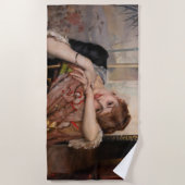 Albert Edelfelt - The Parisienne / Virginie Strandtuch (Vorderseite)