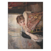 Albert Edelfelt - The Parisienne / Virginie Tischdecke (Vorderseite)