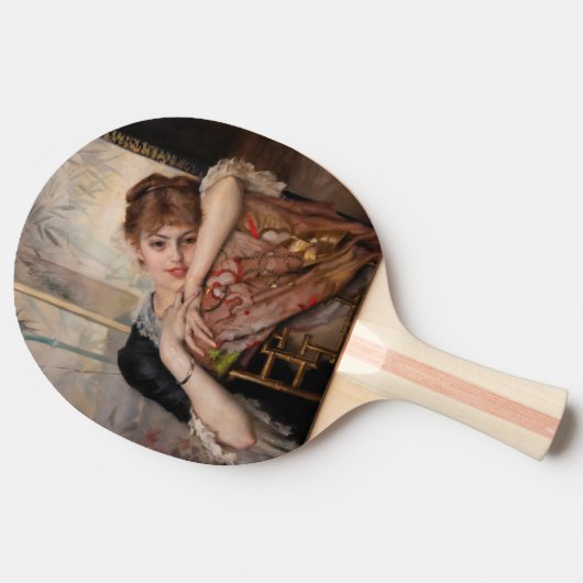 Albert Edelfelt - The Parisienne / Virginie Tischtennis Schläger (Seitenansicht)