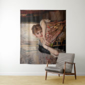 Albert Edelfelt - The Parisienne / Virginie Wandteppich (Beispiel)