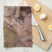 Albert Edelfelt - The Reading Parisienne Geschirrtuch (Viertel Falte)