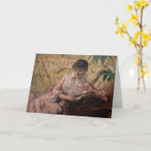 Albert Edelfelt - The Reading Parisienne Karte (Gelbe Blume)