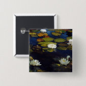Albert Edelfelt - Water Lilies, Studie Button (Vorne & Hinten)