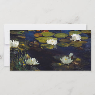 Albert Edelfelt - Water Lilies, Studie Dankeskarte