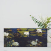 Albert Edelfelt - Water Lilies, Studie Einladung (Stehend Vorderseite)