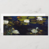 Albert Edelfelt - Water Lilies, Studie Einladung (Vorne/Hinten)