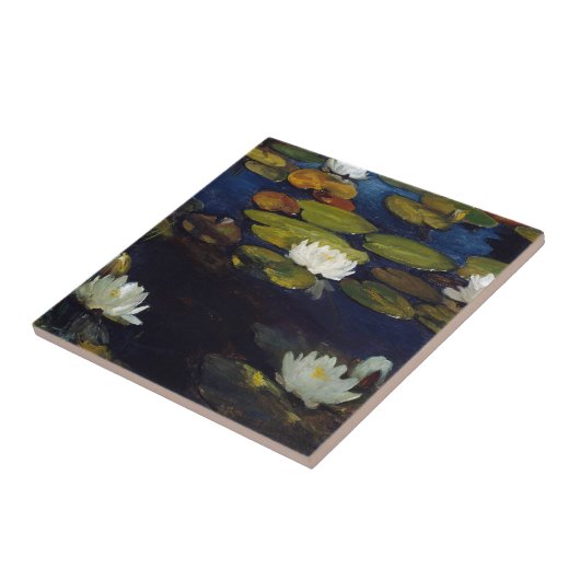 Albert Edelfelt - Water Lilies, Studie Fliese (Seite)