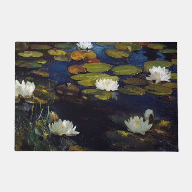 Albert Edelfelt - Water Lilies, Studie Fußmatte (Vorderseite)