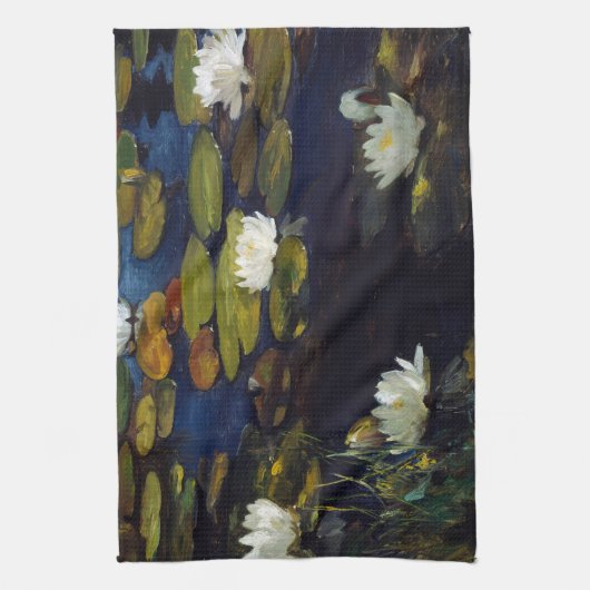 Albert Edelfelt - Water Lilies, Studie Geschirrtuch (Vertikal)