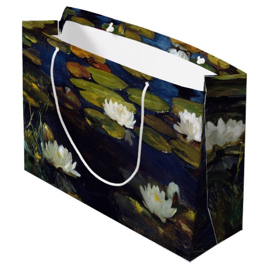 Albert Edelfelt - Water Lilies, Studie Große Geschenktüte (Rückseite Schrägansicht)