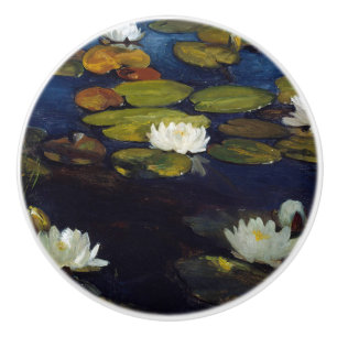 Albert Edelfelt - Water Lilies, Studie Keramikknauf