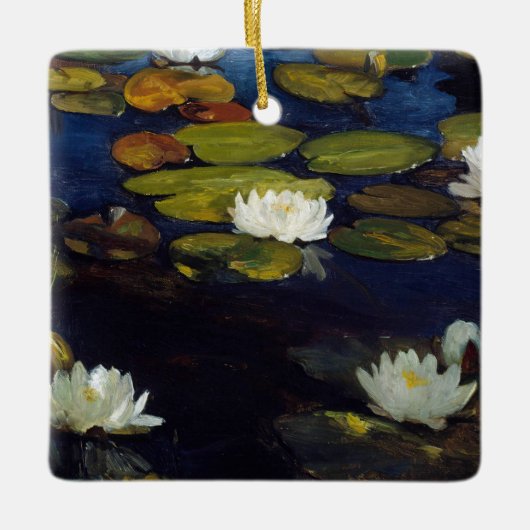 Albert Edelfelt - Water Lilies, Studie Keramikornament (Vorderseite)