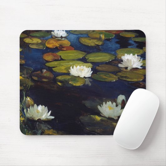 Albert Edelfelt - Water Lilies, Studie Mousepad (Mit Mouse)