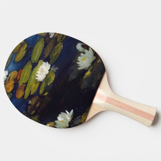 Albert Edelfelt - Water Lilies, Studie Tischtennis Schläger (Seitenansicht)