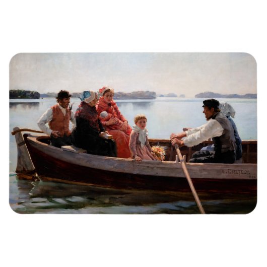 Albert Edelfelt - Zur Taufe Magnet (Horizontal)