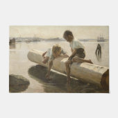 Albert Edelfelt - Zwei Jungs im Protokoll Fußmatte (Vorderseite)