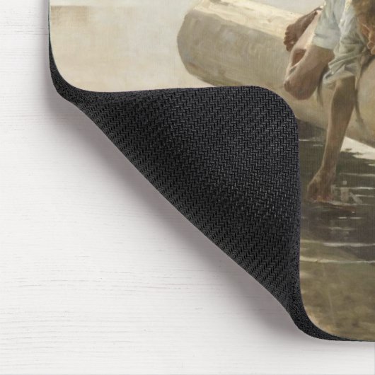 Albert Edelfelt - Zwei Jungs im Protokoll Mousepad (Ecke)