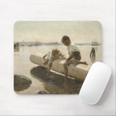 Albert Edelfelt - Zwei Jungs im Protokoll Mousepad (Mit Mouse)