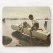 Albert Edelfelt - Zwei Jungs im Protokoll Mousepad (Vorne)