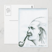 Albert Einstein.jpg Postkarte (Vorne/Hinten)