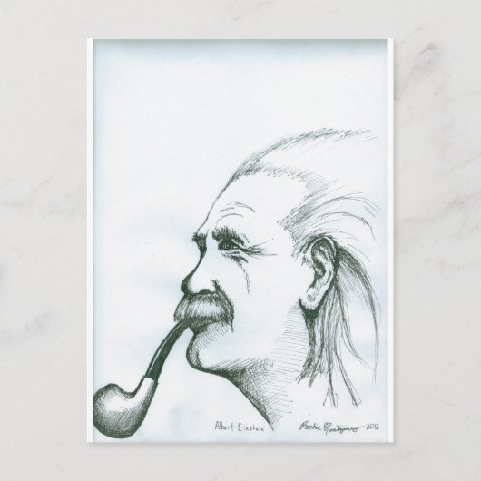 Albert Einstein.jpg Postkarte (Vorderseite)