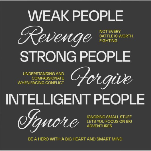 Albert Einstein Quote Minimalist Typography Wisdom Aufkleber (Vorderseite)