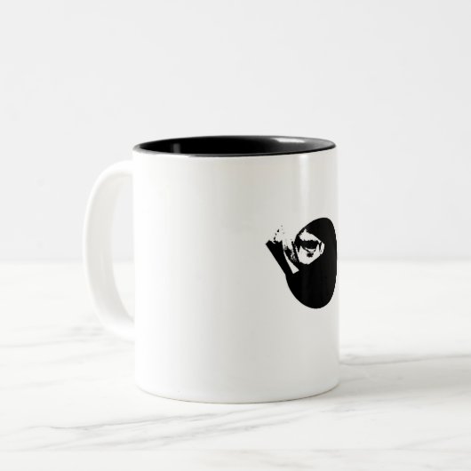 Albert Einstein - Tasse! Zweifarbige Tasse (Vorderseite Links)