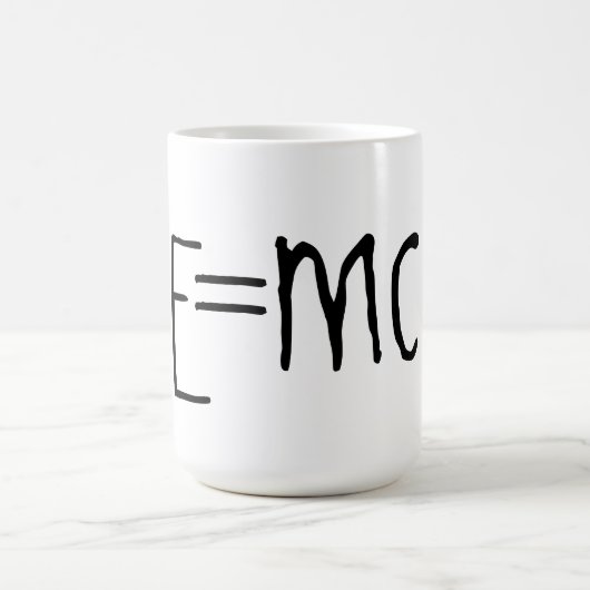 Albert Einsteins E=mc2 Kaffeetasse (Mittel)