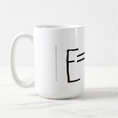 Albert Einsteins E=mc2 Kaffeetasse (Links)