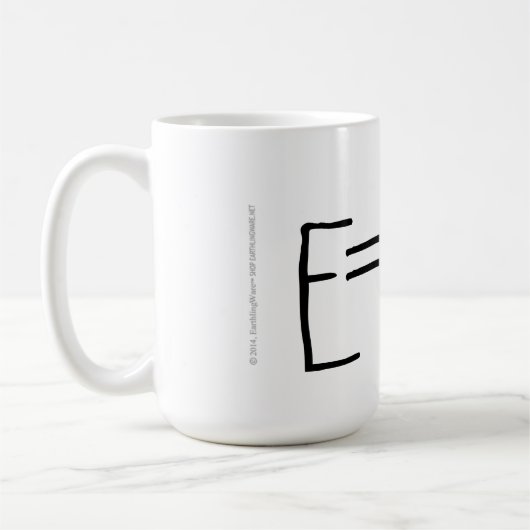 Albert Einsteins E=mc2 Kaffeetasse (Links)