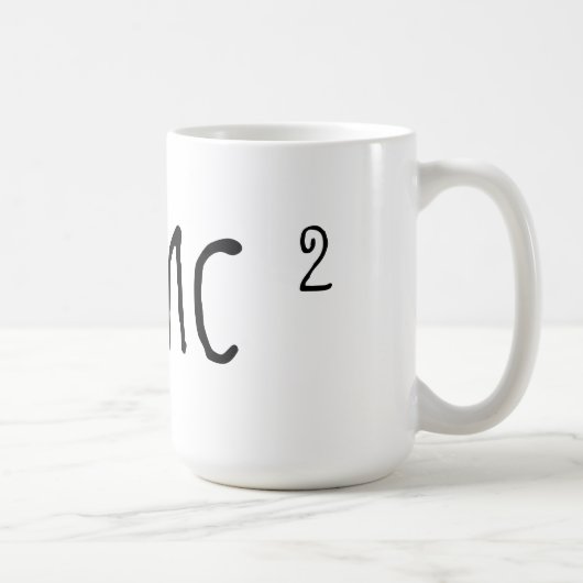 Albert Einsteins E=mc2 Kaffeetasse (Rechts)