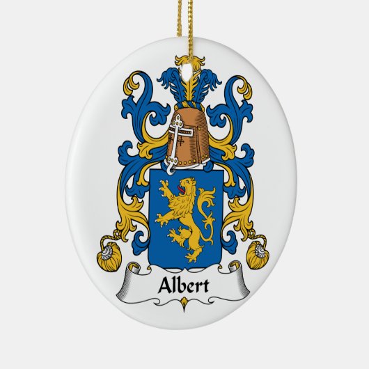 Albert-Familienwappen Keramikornament (Rechts)