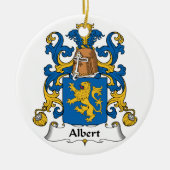 Albert-Familienwappen Keramikornament (Vorne)