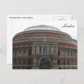 Albert Hall Postkarte (Vorne/Hinten)