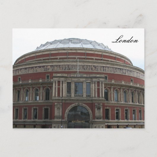 Albert Hall Postkarte (Vorderseite)