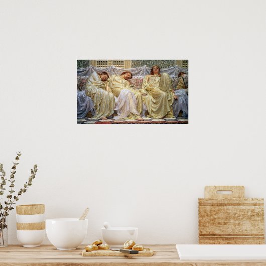 Albert Joseph Moore Dreamers Poster (Küche)