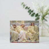 Albert Joseph Moore Dreamers Postkarte (Stehend Vorderseite)